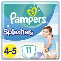 Pampers Splashers maat 4-5, 11 wegwerp-zwemluiers, 9-15 kg, voor veilige bescherming in het water