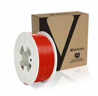 Verbatim 55053 3D-printmateriaal Polyethyleentereftalaatglycol (PETG) Rood 1 kg - thumbnail