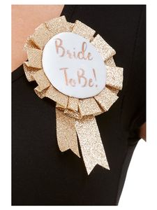 Bride To Be Rozet Rose Goud