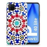 Huawei P40 Lite TPU Siliconen Hoesje Mozaïek