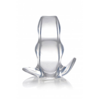 XR Brands Clear View - Hollow Anal Plug - Large