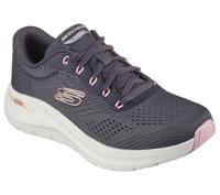 Skechers Dames Arch Fit 2.0 Big League Sneaker, Tinnen, 38 EU
