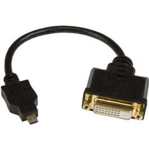 StarTech.com Micro HDMI-naar-DVI-D-adapter - M/F - 20 cm