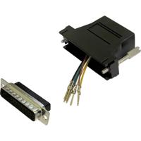 BKL Electronic 10121134 Adapter D-sub stekker 25-polig - RJ45-bus 1 stuk(s) Single