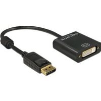 Delock 62601 Adapter DisplayPort 1.2 male > DVI female 4K Passief zwart - thumbnail