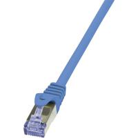 LogiLink CQ3096S RJ45 Netwerkkabel, patchkabel CAT 6A S/FTP 10.00 m Blauw Vlambestendig, Snagless 1 stuk(s) - thumbnail