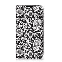 Apple iPhone 14 Plus Smart Cover Black Flowers