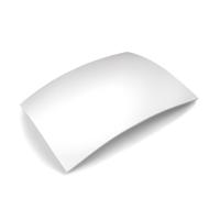 Vasco Ventilatie design luchtventiel vierkant gebogen wit s600, wit s600