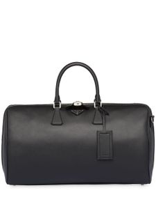 Prada sac fourre-tout en cuir Saffiano - Noir