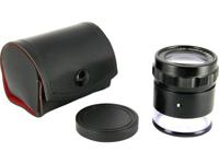 Ideal Tek LE-003 Vergrootglas Met verlichting, Met meetscala Vergrotingsfactor: 10 x Zwart