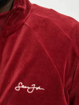 Sean John / Zomerjas Classic Logo Essential Velours in rood Sean John / Zomerjas Classic Logo Essential Velours in rood