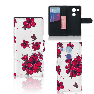 LG Nexus 5X Hoesje Blossom Red LG Nexus 5X Hoesje Blossom Red