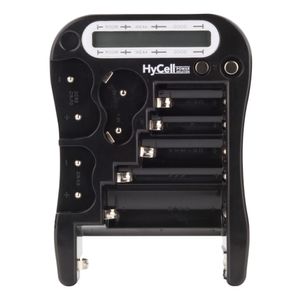 HyCell Batterijtester Batterietester LCD Meetbereik (batterijtester) 1.5 V, 3 V, 6 V, 9 V Batterij 1900-0037