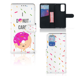 OnePlus 9 Pro Book Cover Donut Roze