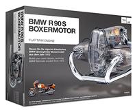 Franzis BME019 BMW R90S Flat-Twin Engine Kit Met Schakelbare 5-Versnellingsbak, Meer Dan 200 Onderdelen En Bijbehorend Boekje