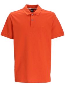 BOSS polo à logo brodé - Orange