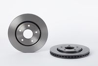 Remschijf COATED DISC LINE BREMBO, Remschijftype: Binnen geventileerd, u.a. für Dodge, Fiat, VW, Chrysler