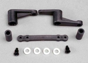 Steering bellcranks (2)/ bellcrank bushings (5x8x2.5mm) (4)/ bellcrank post spacers (2)/ draglink/ 3x8mm shoulder screws (2) (TRX-4943)