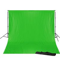 BRESSER BR-D23 Achtergrond System + Doek 3 x 6m Chromakey Groen - thumbnail