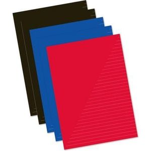 5x Schoolschriften met gelinieerde paginas A4 formaat 29,7 x 21 cm   -