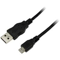 LogiLink USB-kabel USB 2.0 USB-A stekker, USB-micro-B stekker 0.60 m Zwart CU0057 - thumbnail