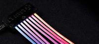 Lian Li Strimer 8-pin(6+2) VGA extension cable kabel 30 centimeter, RGB leds - thumbnail