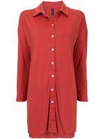 Lygia & Nanny robe-chemise Meline à longues manches - Rouge - thumbnail