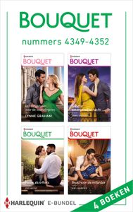 Bouquet e-bundel nummers 4349 - 4352 - Lynne Graham, Kim Lawrence, Joss Wood, Emmy Grayson - ebook