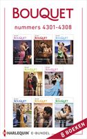 Bouquet e-bundel nummers 4301 - 4308 - Michelle Smart, Andie Brock, Natalie Anderson, Kelly Hunter, Clare Connelly, Annie West, Cathy Williams, Amanda Cinelli - ebook