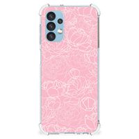 Samsung Galaxy A13 (4G) Case White Flowers - thumbnail