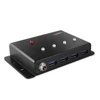Lindy 4-poorts USB 3.0 metalen hub