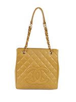 CHANEL Pre-Owned sac Petite Shopping Tote (2003) - Tons neutres