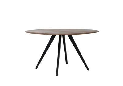 Light & Living Eettafel 'Mimoso' 140cm, Acaciahout / Zwart