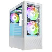 Kolink Kolink Observatory MX Glass ARGB Midi Tower Case - White Midi-tower Behuizing, Gaming-behuizing, PC-behuizing Wit - thumbnail