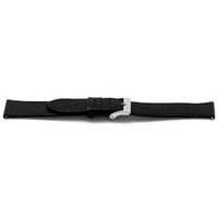 Horlogeband Universeel G133 Leder Zwart 20mm - thumbnail