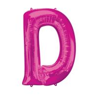 Amscan Folieballon Letter D 60 X 83 Cm Roze