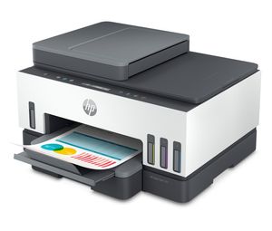 HP Smart Tank 7305 All-in-One, Printen, scannen, kopiëren, automatische documentinvoer, draadloos, Invoer voor 35 vel; Scans naar pdf; Dubbelzijdig printen