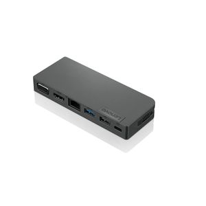 Lenovo 4X90S92381 laptop dock & poortreplicator Bedraad USB 3.2 Gen 1 (3.1 Gen 1) Type-C Grijs