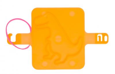 LG-Imports strandzegel dinosaurus 8 cm oranje LG-Imports strandzegel dinosaurus 8 cm oranje