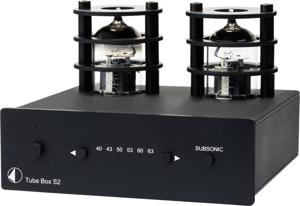 Pro-Ject Tube Box S2 (Buitenkans) phono voorversterker zwart