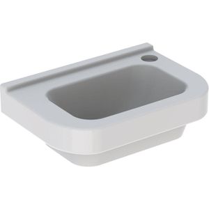 Geberit 300 Basic fontein met kraangat rechts zonder overloop 36x25x15cm wit S8400110000G