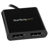 StarTech.com MSTCDP122DP USB grafische adapter 3840 x 2160 Pixels Zwart - thumbnail