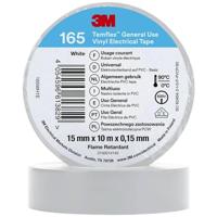 3M Temflex™ 165 165WH1E isolatietape Temflex™ 165 wit (L x B) 10 m x 15 mm