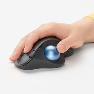 Logitech ERGO M575 Trackball Radiografisch Optisch Zwart 5 Toetsen 2000 dpi Ergonomisch