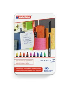 Fineliner edding 1200 assorti 0.5-1mm blik ÃƒÆ’ 10 stuks