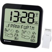 Bresser Radiowandklok Meteotime 225 Mm Zwart 2-delig