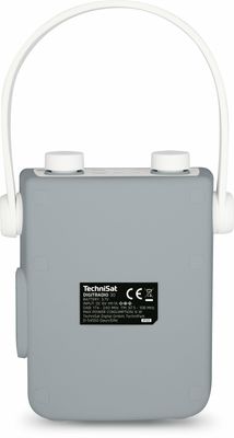 TechniSat DIGITRADIO 30 Badradio DAB+, VHF (FM), DAB Bluetooth Waterdicht Grijs