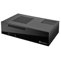 SilverStone SST-ML09B - Milo Mini-ITX compacte HTPC desktopbehuizing, zwart
