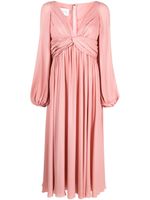 Giambattista Valli twisted crepe maxi dress - Rose