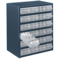 raaco 250/24-1 Magazijnkast voor kleine onderdelen (l x b x h) 255 x 357 x 435 mm Aantal vakken: 24 Inhoud 1 stuk(s) - thumbnail